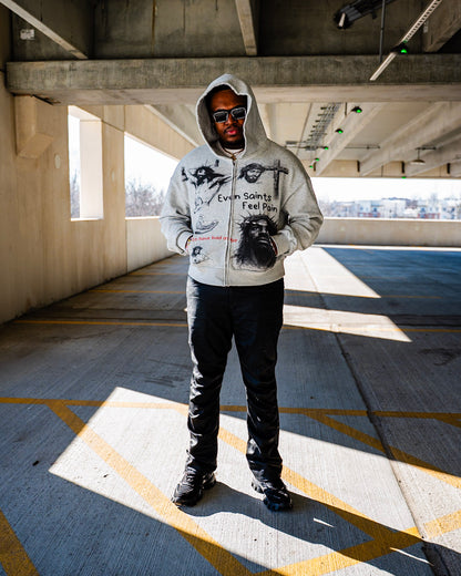 “Jesus All Over” Cropped Hoodie