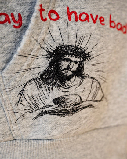“Jesus All Over” Cropped Hoodie
