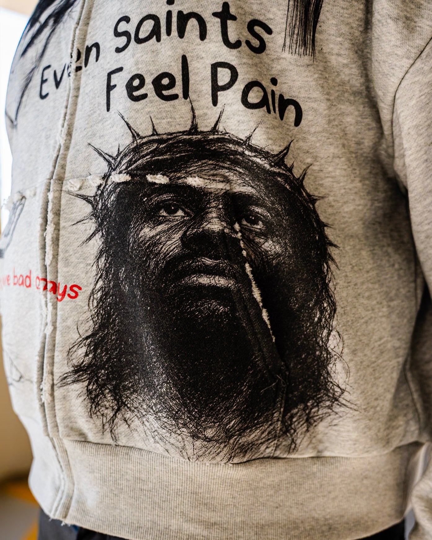 “Jesus All Over” Cropped Hoodie