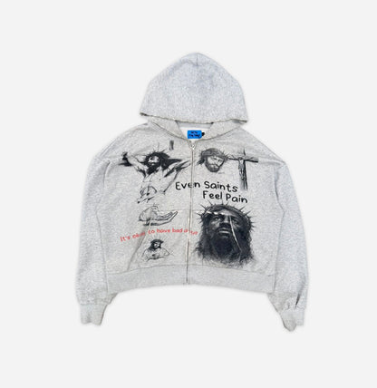 “Jesus All Over” Cropped Hoodie