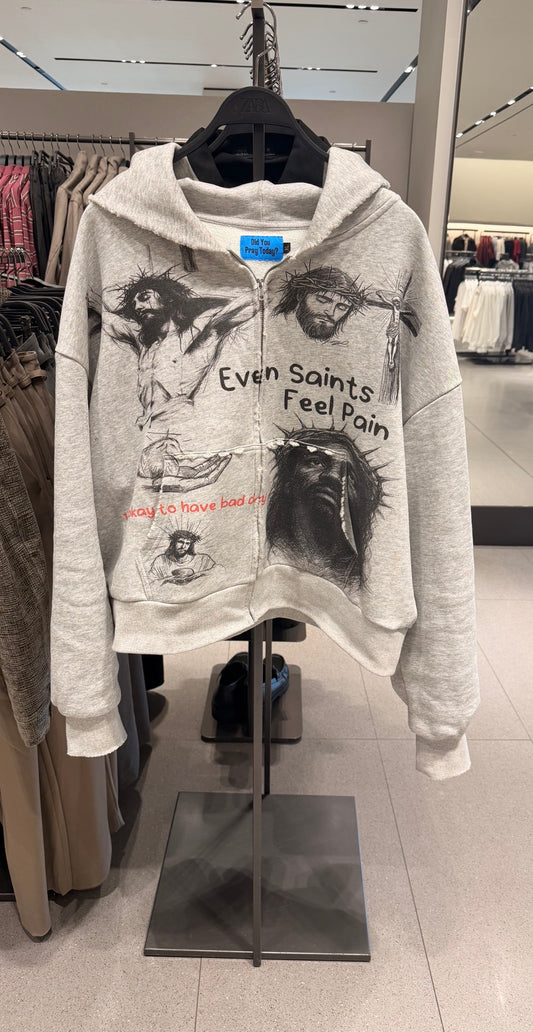 “Jesus All Over” Cropped Hoodie
